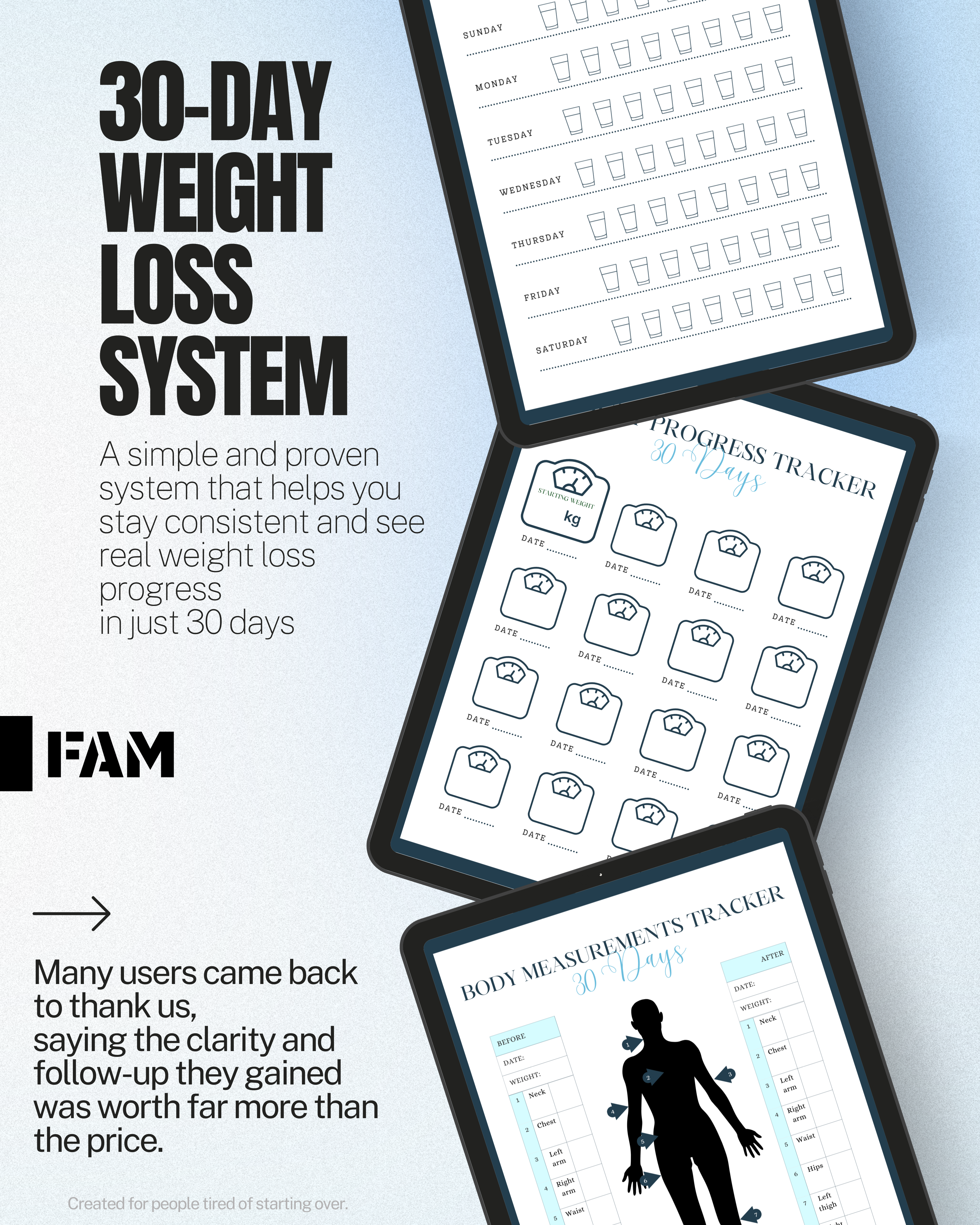 30-Day Weight Loss Journal – Stay Consistent. See Real Results 🔥📆