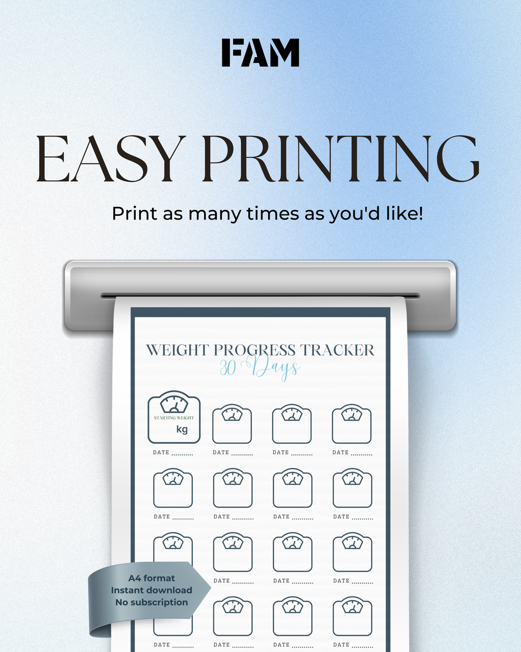 30-Day Weight Loss Journal – Stay Consistent. See Real Results 🔥📆